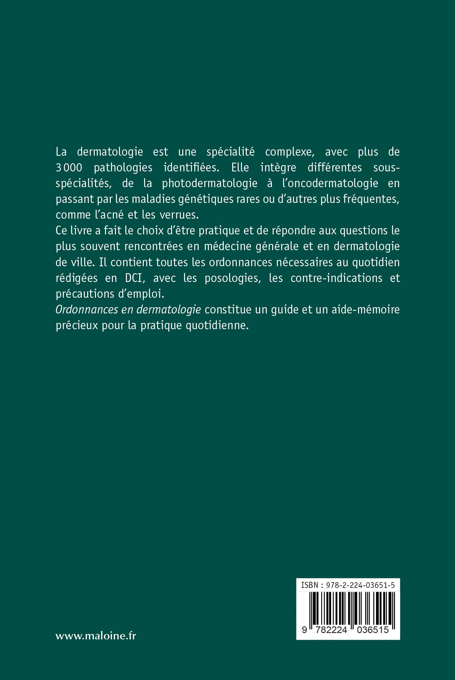 Ordonnances en dermatologie 2022, 3e éd.: 119 prescriptions courantes