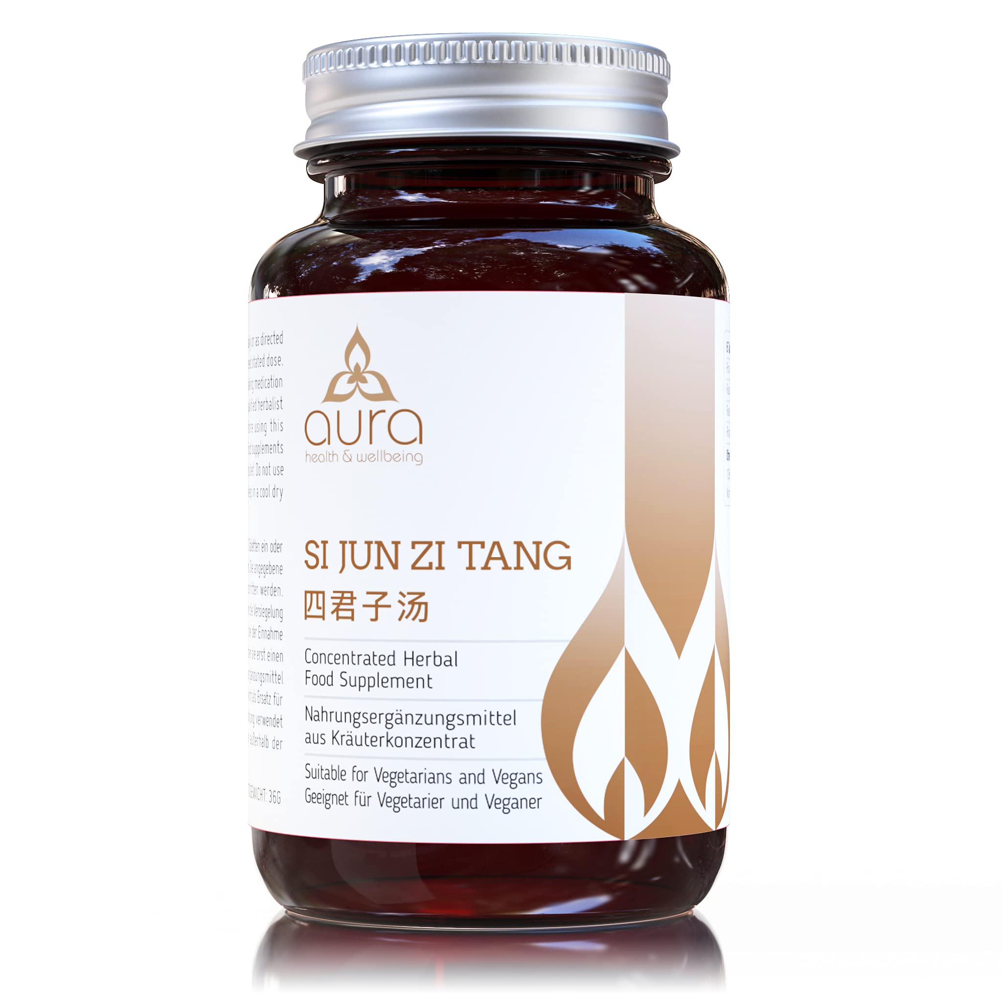 Si Jun Zi Tang 四君子汤 (China Root & Ginseng), 5:1 Concentration Ratio, 4-9x More Concentrated Than Other Brands, Vegan Friendly, Gluten-Free, Non-GMO, Authentic Natural Herbs, 60 Tablets