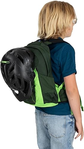 Miniatura 8 de Osprey Talon Jr Mochila de senderismo ligera para niños, mochila de aventura para niños para viajes y campamento, toldo verde