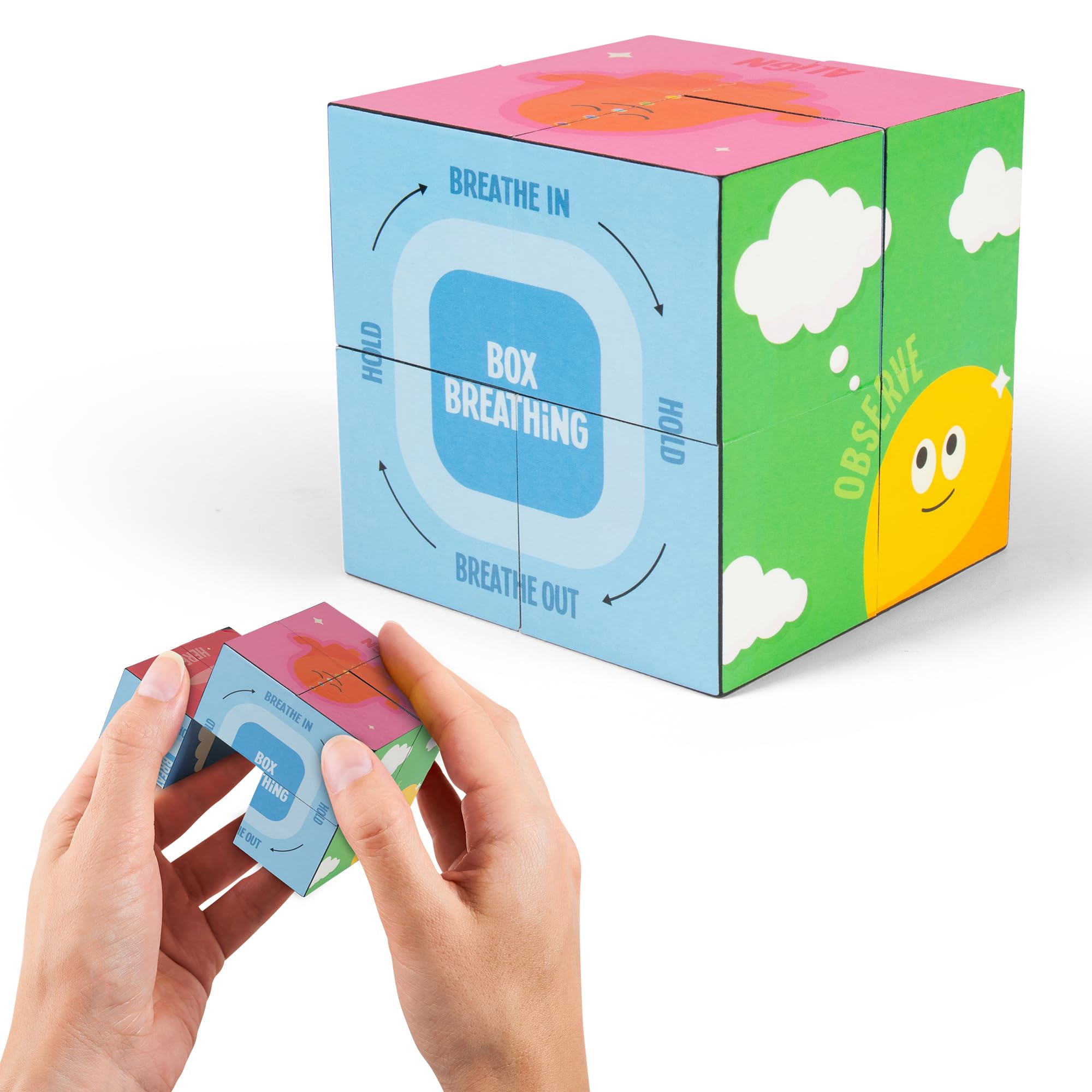 Calm Cube – Calm Down Corner Must-Have – Unique Fidget Toy for Gentle Use, Emotional Regulation & Stress Relief – Great for Relaxation