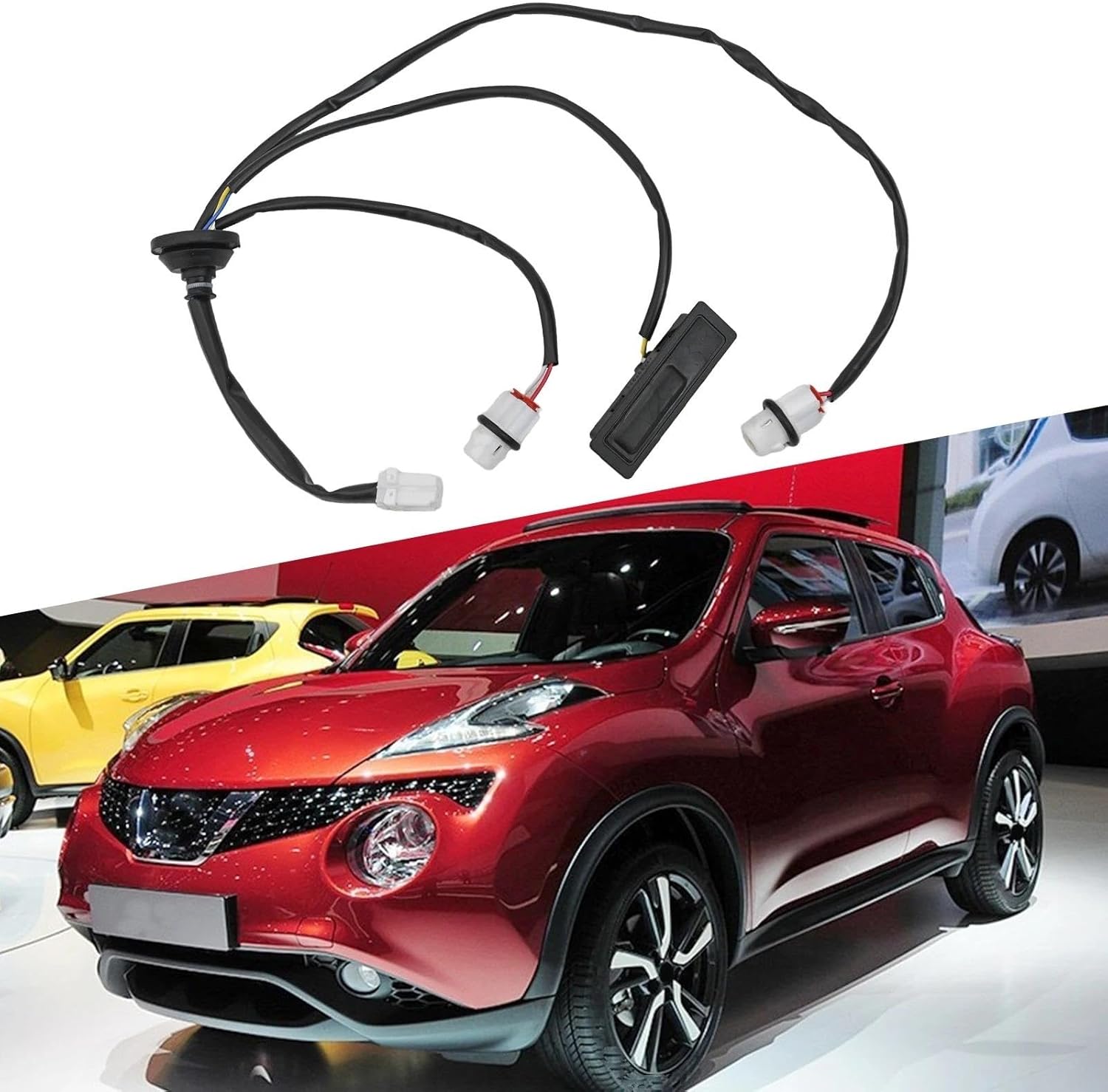 Car Rear Trunk Lid Tailgate Release Switch Tailgate Open Button Auto Parts for Nissan for Juke 2011 2012 2013 2014 2015 25380-1KA0B