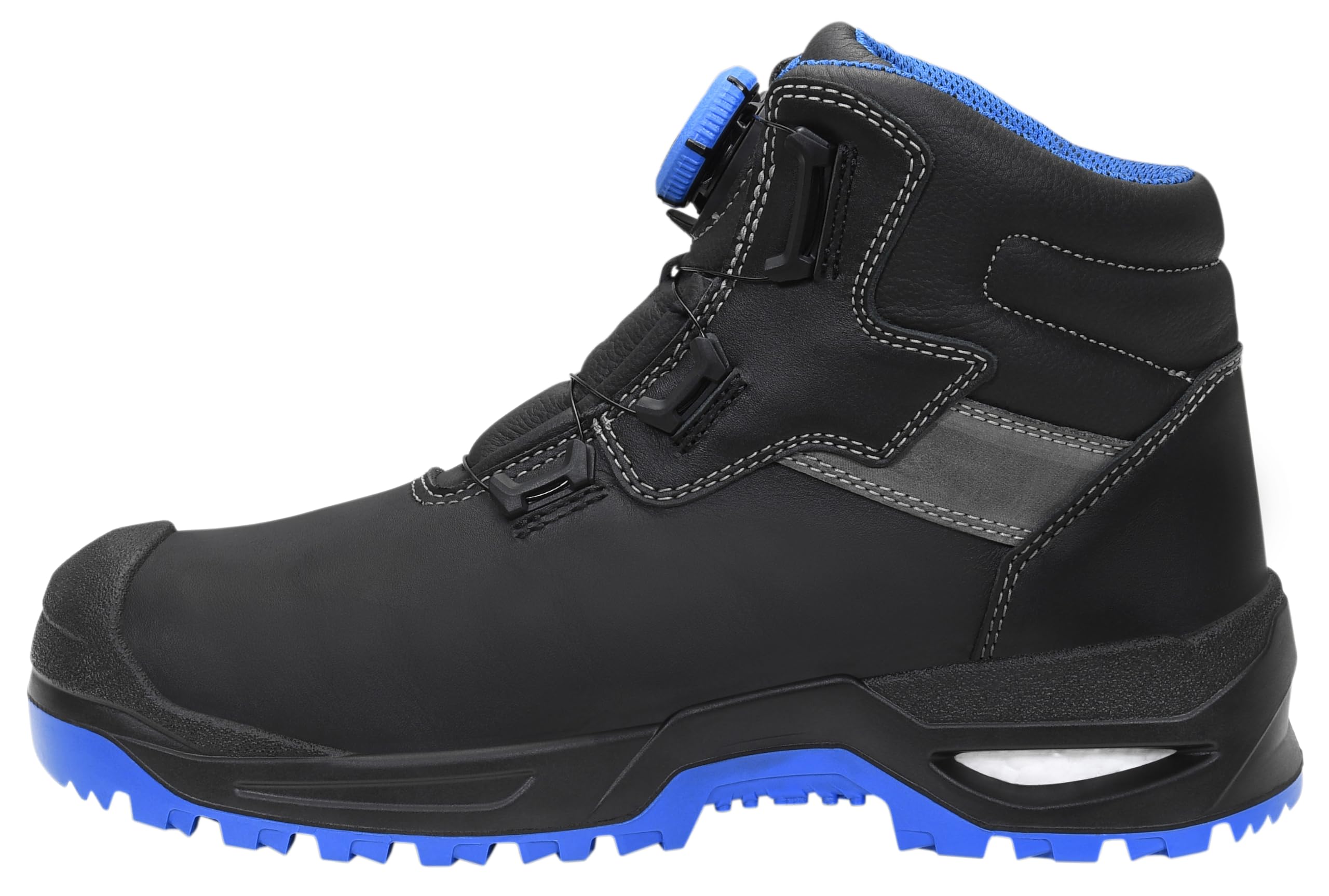 ELTEN Buty ochronne STEFANO XXSG BOA czarno-niebieskie Mid ESD S3 WELLMAXX