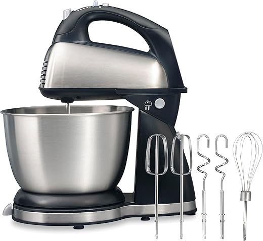 Hamilton Beach Classic 64651 4-Qt Stand & Hand Mixer, 6-Speed