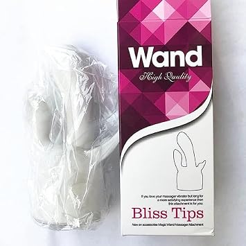 E12A-C-Three-pronged Cap Magic Wand Attachment - Solid Fun Handheld Wand Accessories, TPR Material, Medium Size with Inner Diameter of 1.77 inches