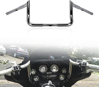 12 Rise Handlebar 1-1/4" Bagger Handlebar Ape Hangers for Harley | Touring1986-2023 Street Glide Electra Glide with Batwing Fairing, Ultra Limited 2024
