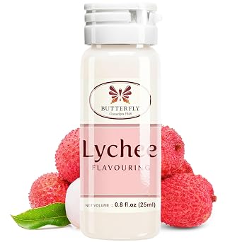 Butterfly Lychee Flavoring Extract Paste, 25 ml, Lychee Flavor for Baking