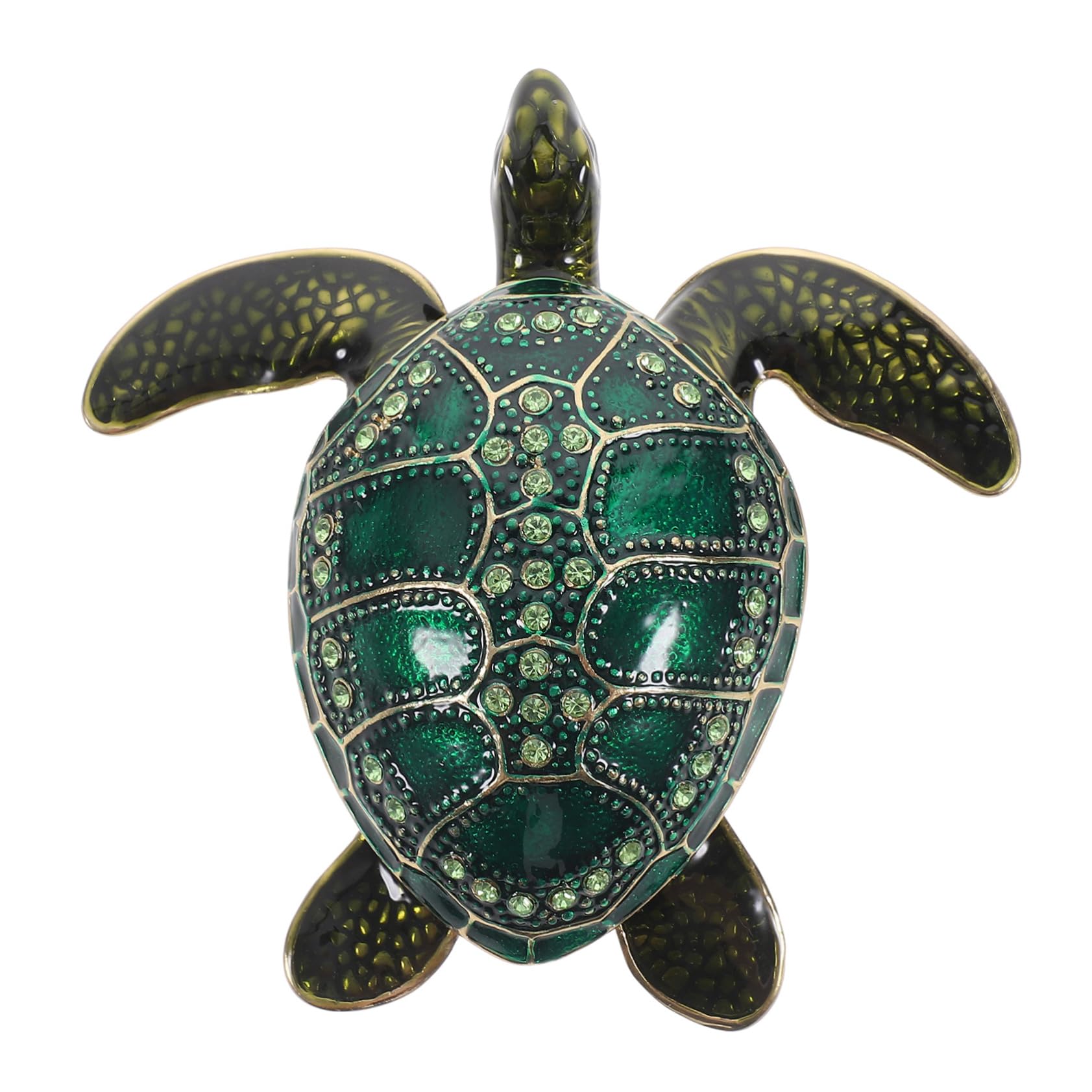 Bijoux breloques tortues de mer en émail, cadeau déco vintage idéal