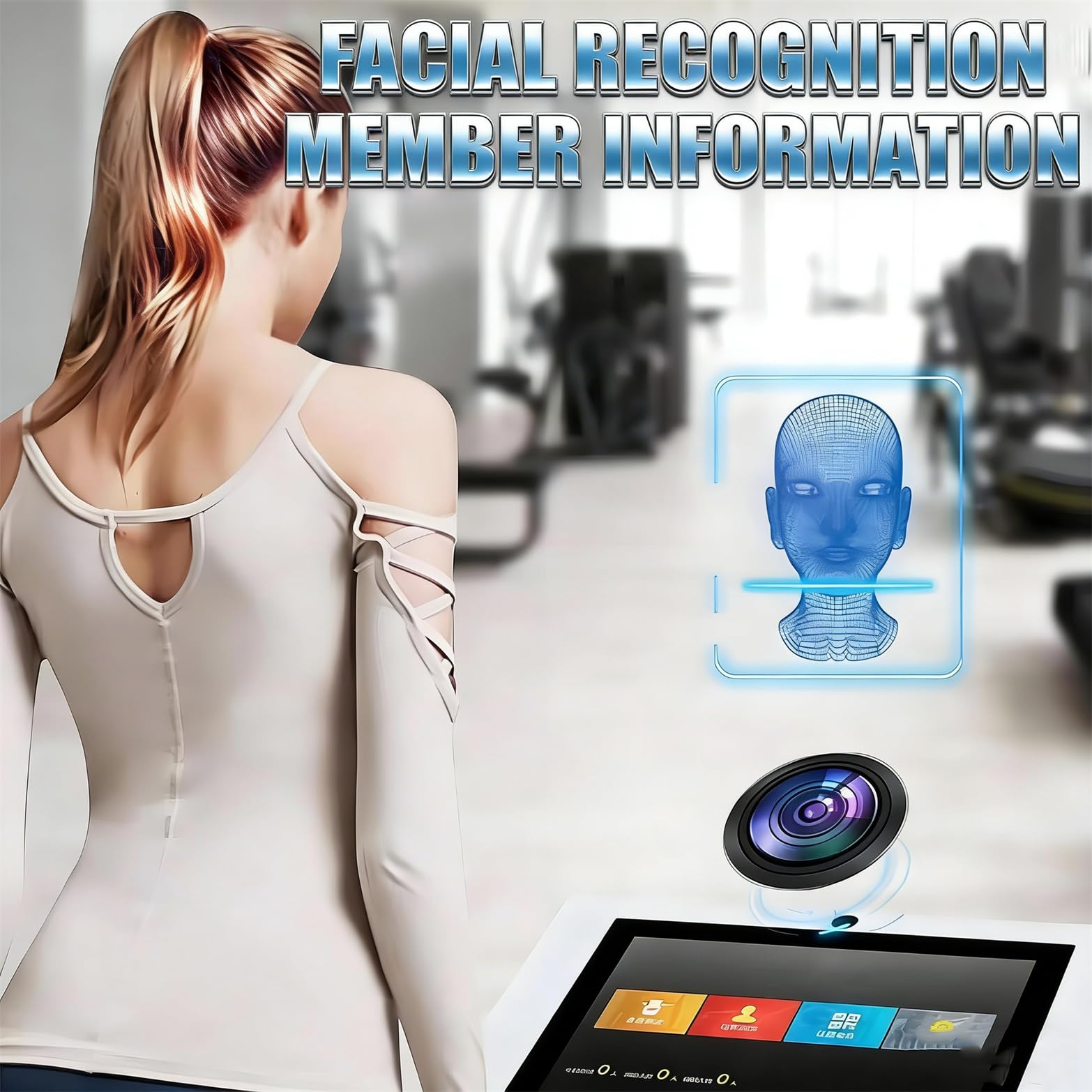 Analizzatore Di Composizione Corporea Intelligente, Analizzatore Di Bioimpedenza HD Touch Da 10,1 Pollici, Per Il Controllo Del Peso E L'analisi Del Grasso | Strumento Di Gestione Della Salute