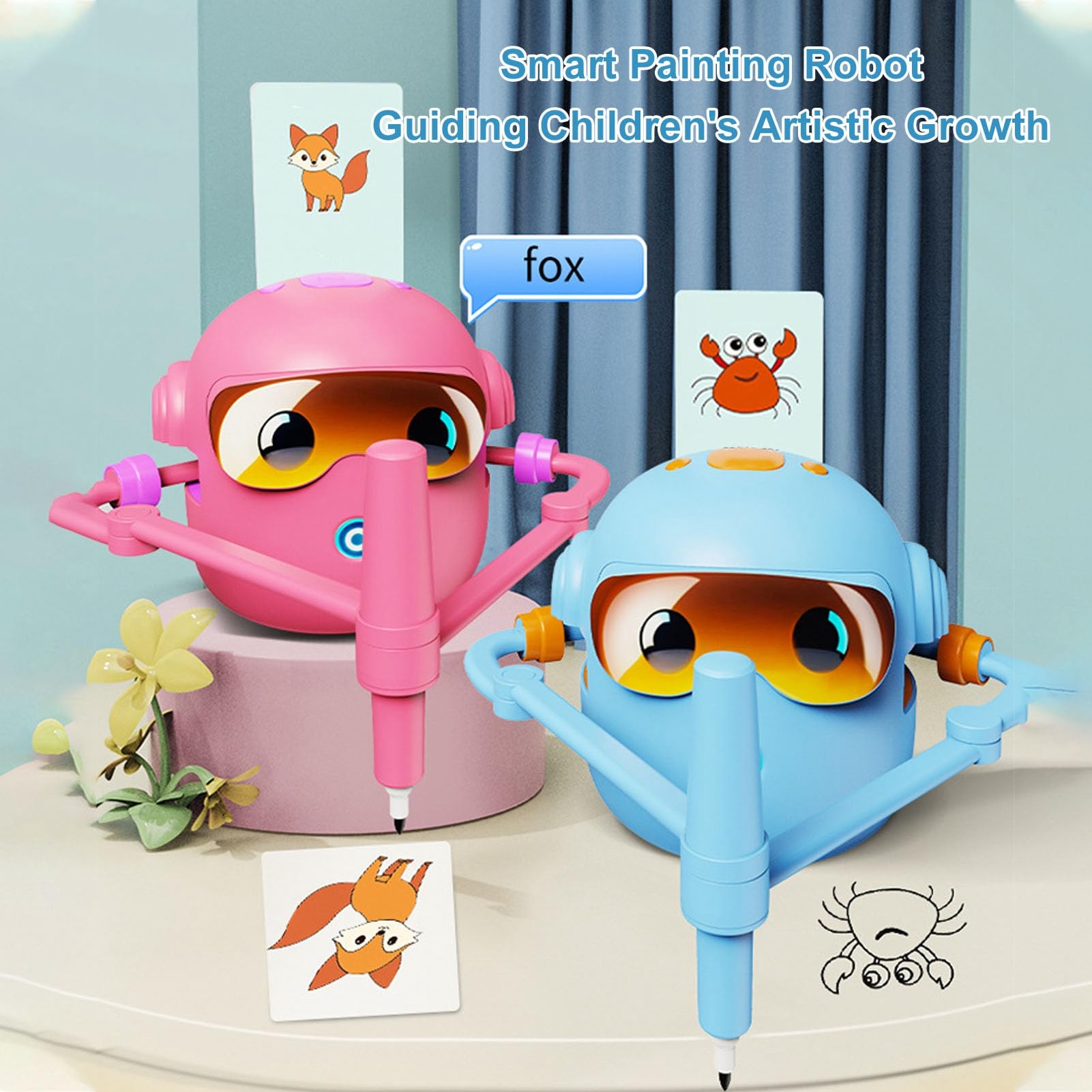 Robot da Disegno per Bambini, Macchina per Imparare Regolabile con