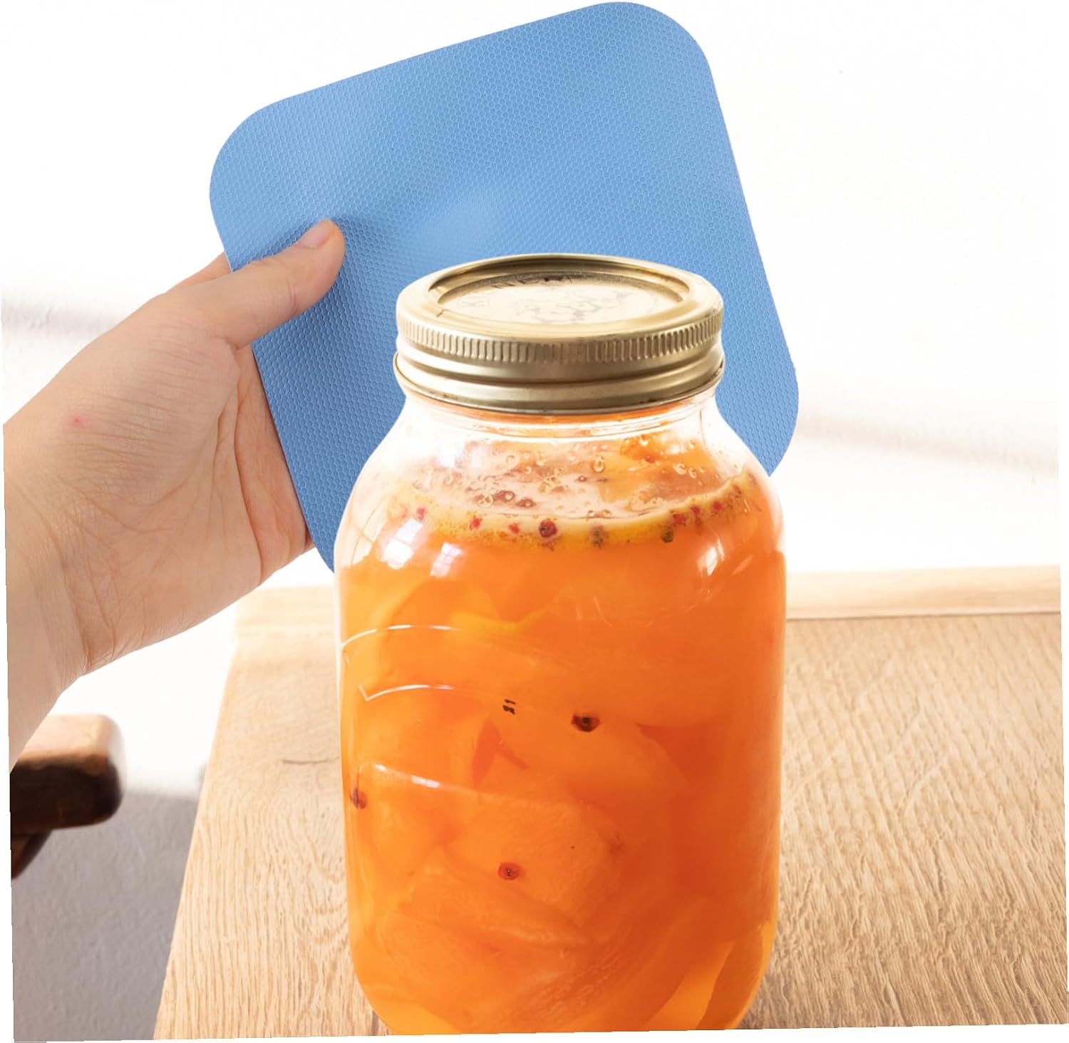 4pcs Jar Gripper Pads Rubber Jar Opener for Kitchen Non-Slip Bottle Opener Mat Accessories