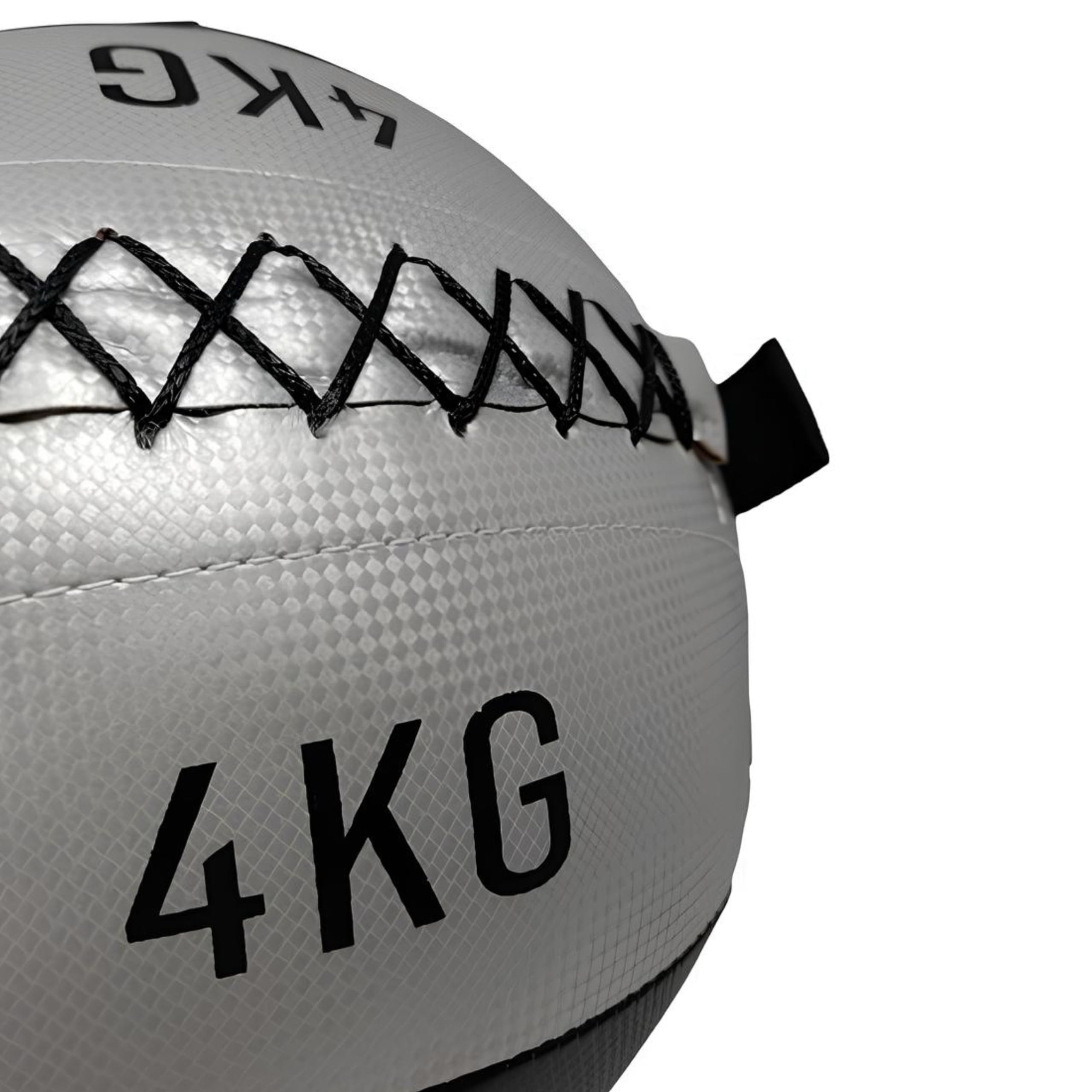 Palla Medica 4 Kg, Wall Ball Ecopelle per Palestra e Home Gym, Slam Ball per Fitness, Esercizi e Allenamento Funzionale