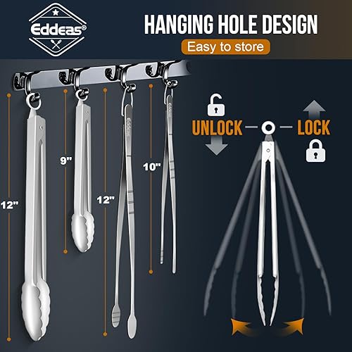 Vista 155 de 12 pinzas pequeñas para servir, minipinzas doradas de 4.3 pulgadas, pinzas de cocina doradas para servir alimentos, barra de café, fiesta de té