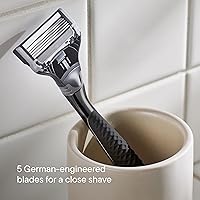 Vista 21 de Harry's Cuchillas de afeitar originales para hombres, 10 unidades, cartuchos de repuesto de hoja de afeitar de primera calidad, ingeniería alemana