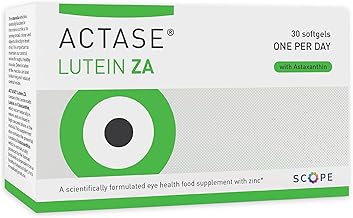 ZA - Scientifically Formulated Lutein and Zeaxanthin Eye Care Supplement with Added Vitamins to Maintain Healthy Vision - 30 Softgels