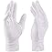 Moisturizing Gloves for Dry Hands Overnight, Selizo 3 Pairs 100% White Cotton Gloves for Women Eczema, Hand Moisturizer Sleep