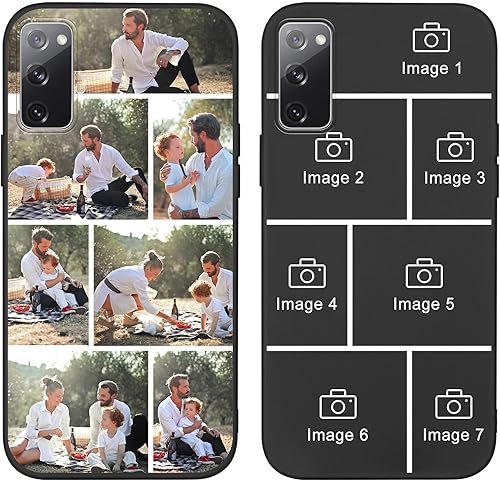 Eouine Funda de teléfono personalizada para Samsung S20 FES20 LiteS20Edition (6.5 pulgadas), fundas personalizadas para teléfono con imagen, funda