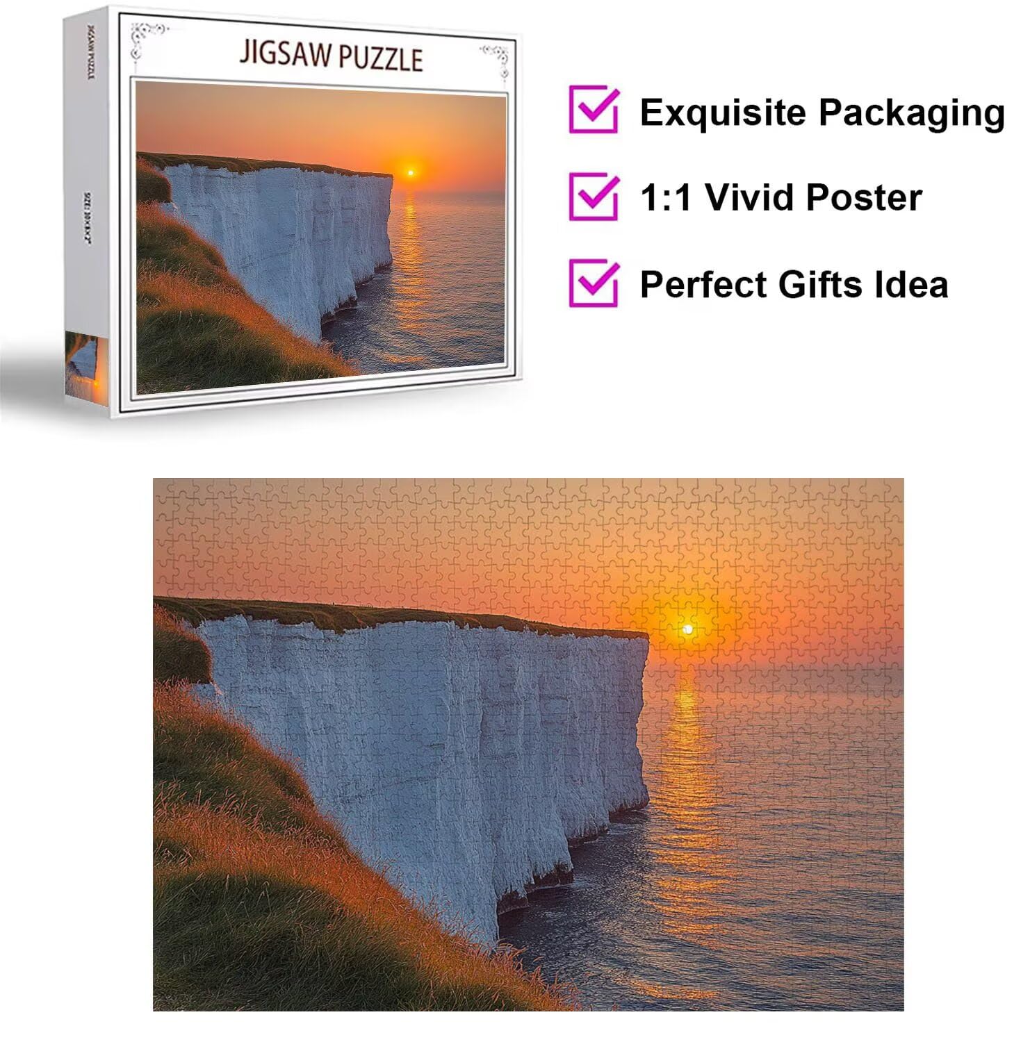 Puzzle 1500 sztuk Ocean Puzzle dla dorosłych, gra edukacyjna, n-248