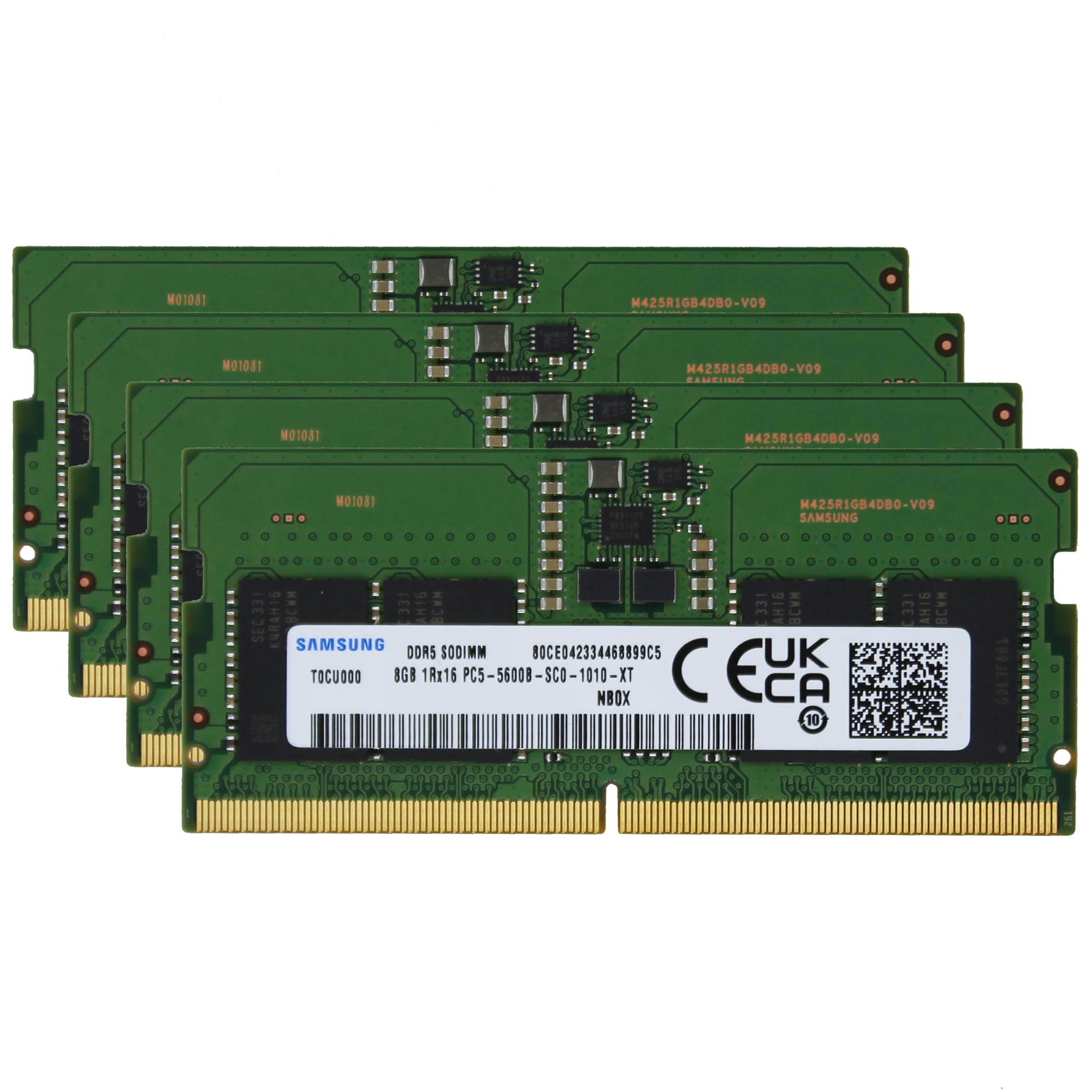 Factory Original 32GB (4x8GB) Compatible for MSI Titan 18 HX A14V, A14VIG Gaming Laptop DDR5 5600MHz PC5-44800 SODIMM 1Rx16 CL46 1.1v Notebook Memory Module Upgrade RAM Adamanta