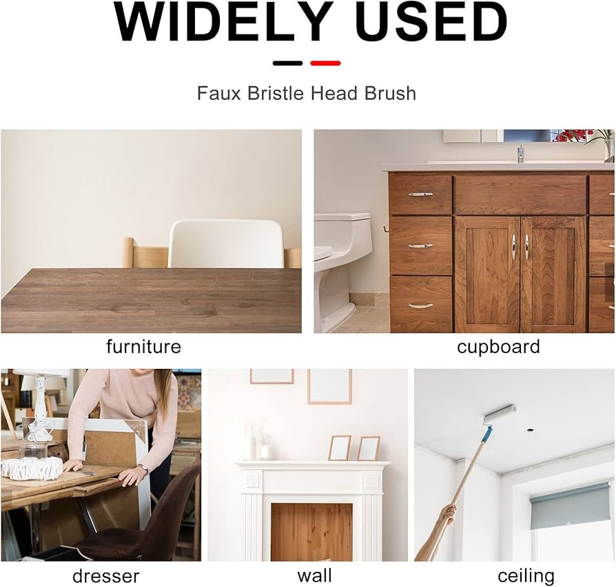 Amazon｜LAMELLIS 2インチ幅木製ハンドル メタルフェルール 人工毛