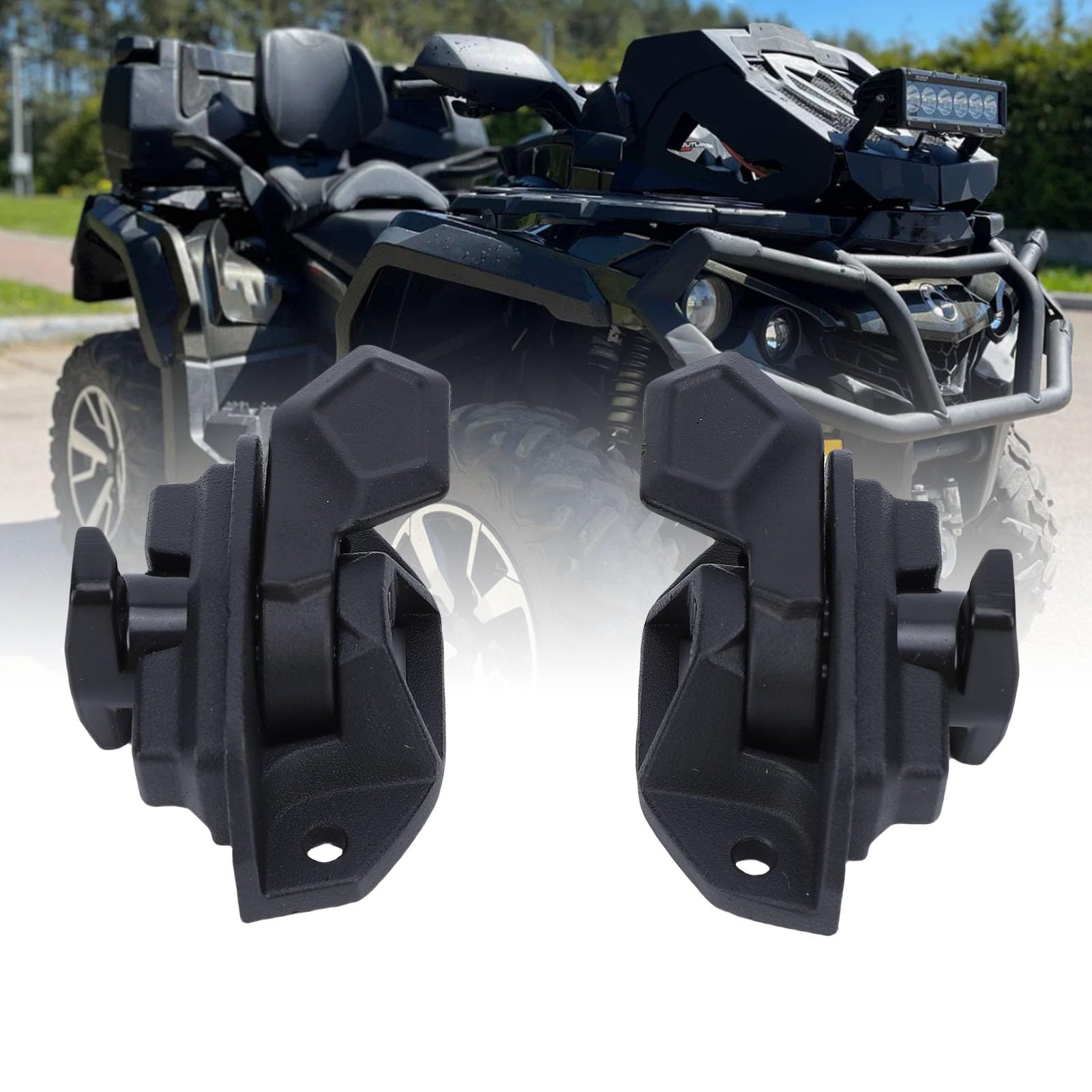Kit de fixation de porte-skis et snowboard - Étui de rangement durable de rechange pour Outlander Max 1000 650 LinQ 2015-2019 - 2 unités