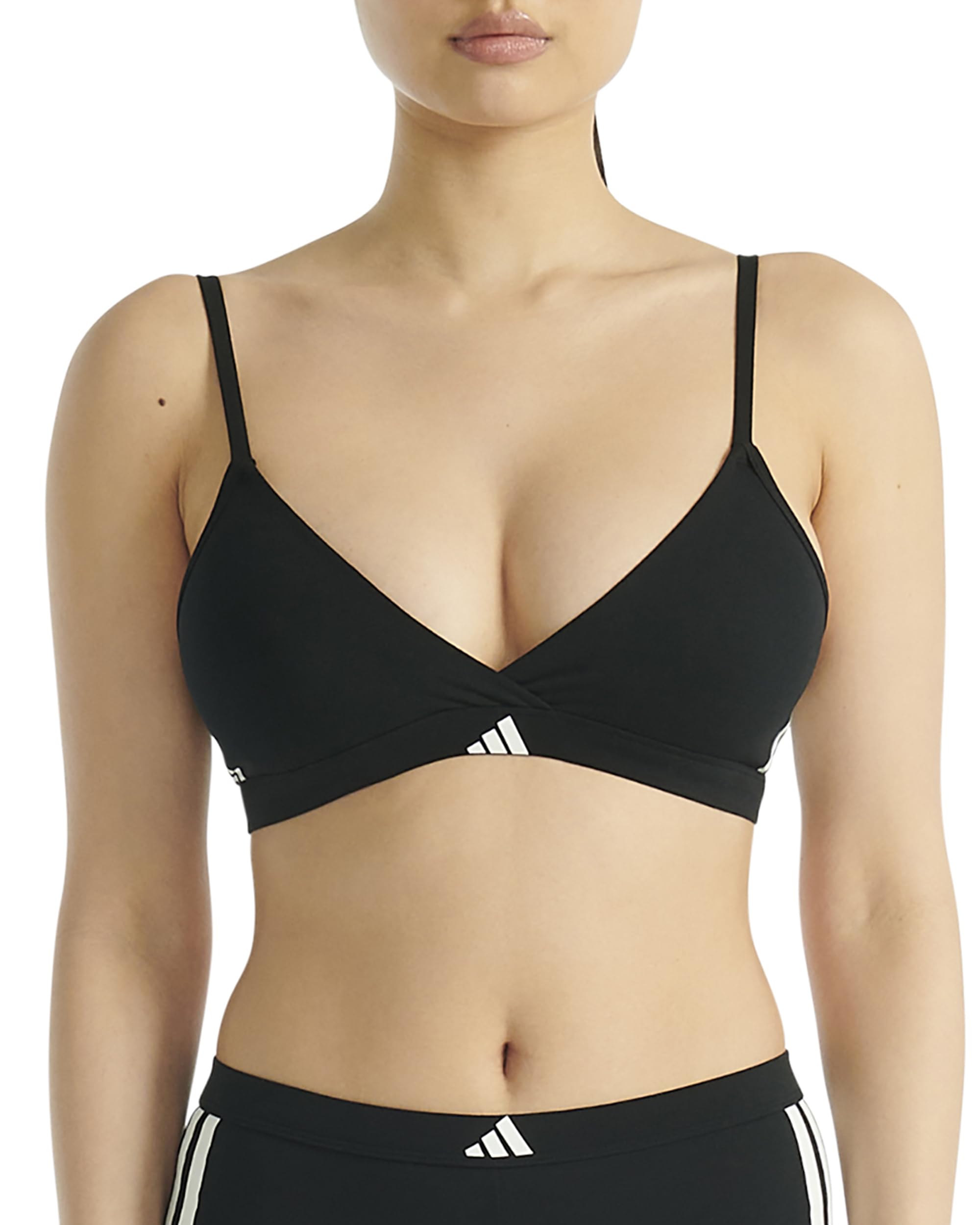 

                                                    adidas Womens 3 Stripes Active Essentials Cotton T