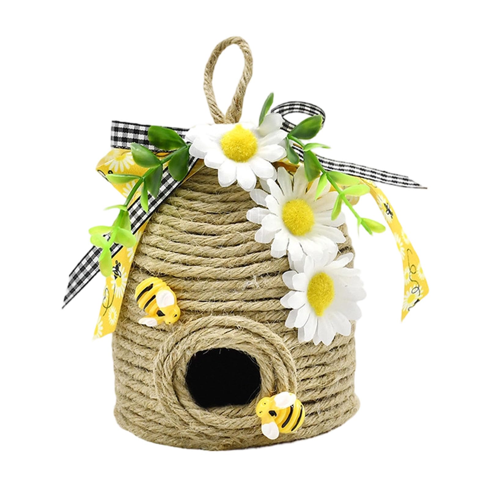 Wlnext A Round Bees Nest Hanging For Themed Parties Nd Home Decor, 12X10cm Festival Decoration