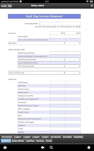 Accounts Tally – vue 7