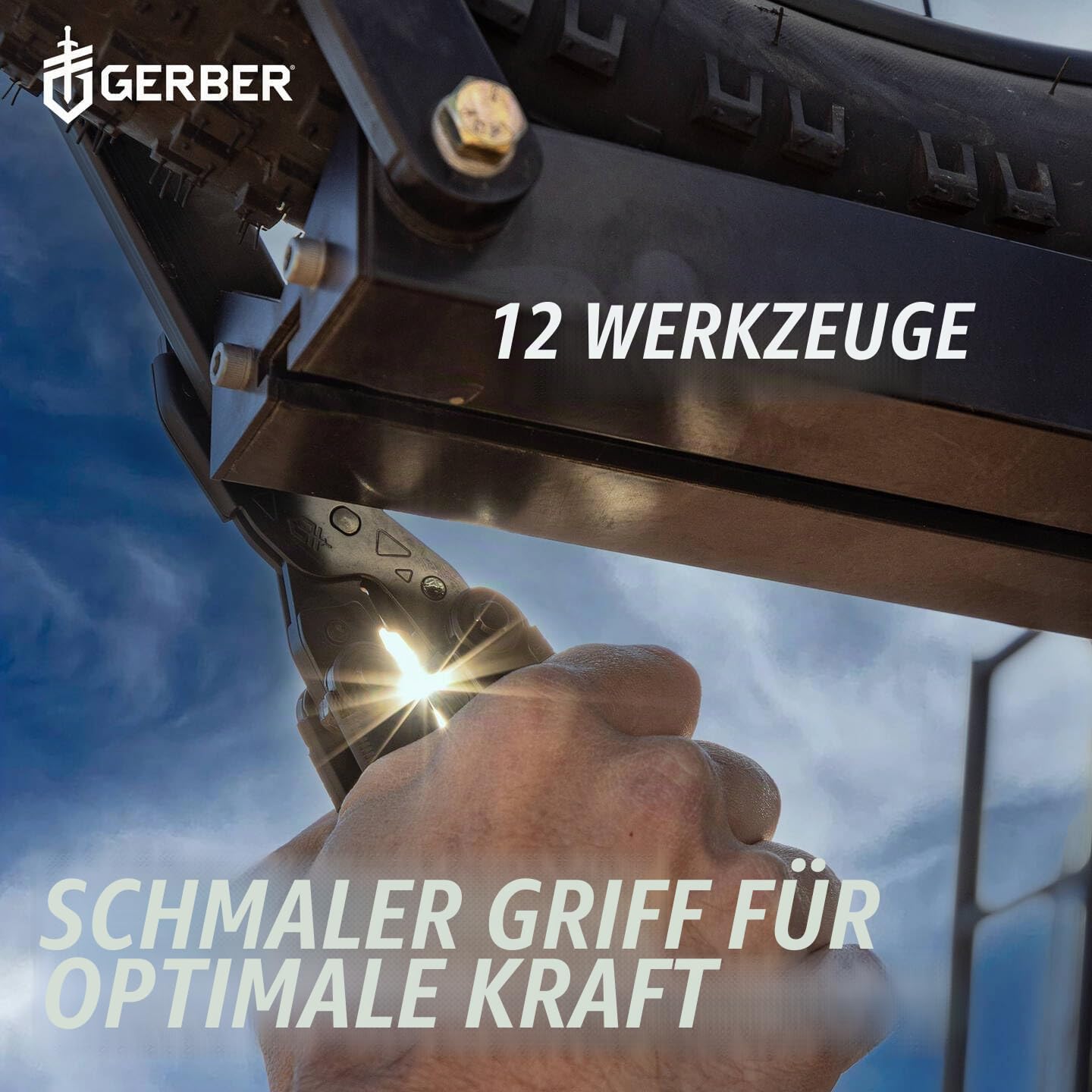 Gerber Multi-Tool mit 12 Funktionen, Dual Force, Inklusive Holster