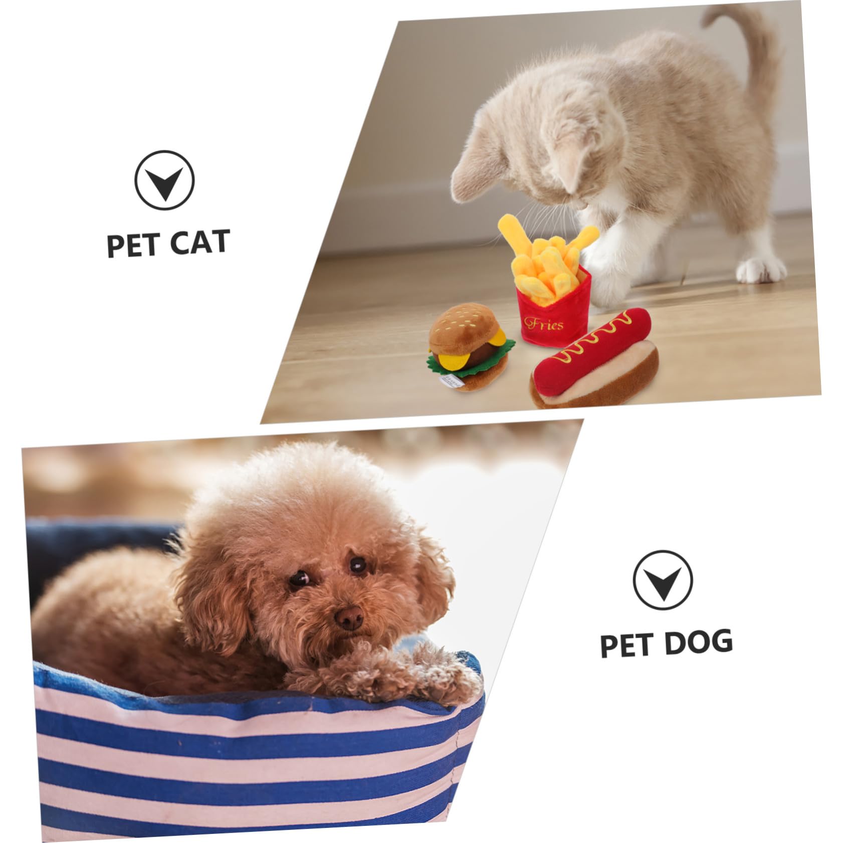 Jouet de Simulation de Nourriture pour Animaux, Chien Couineur en Peluche | Couleur Café, Dispositif Sonore Intégré, Usage pour Tirage et Secouage, Format Adapté aux Chiots