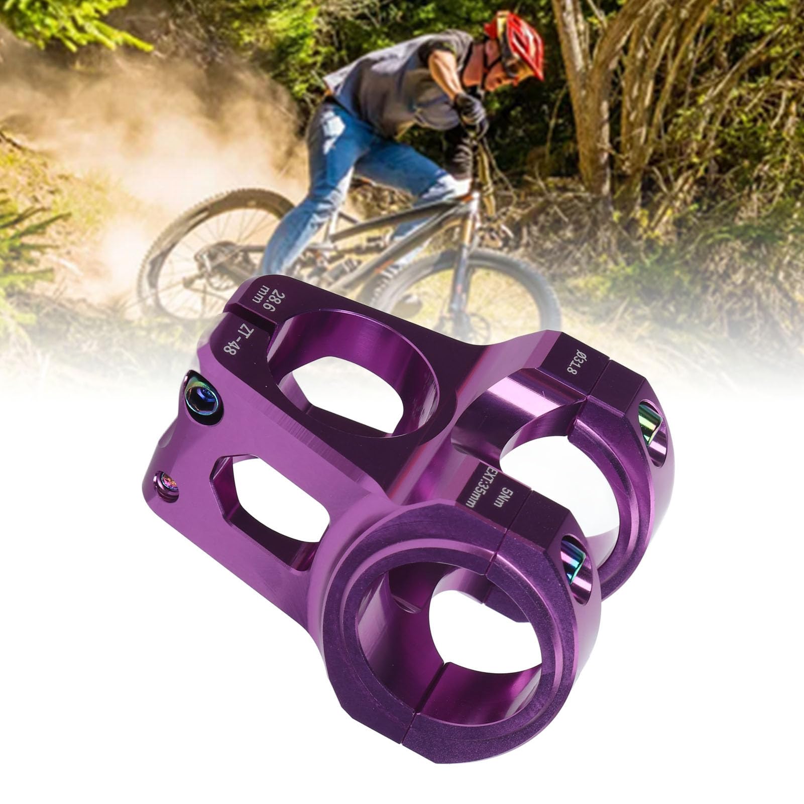 Mostek 31.8 MTB Mostek Roweru Górskiego, DIY Kierownica ze Stopu Aluminium Krótki Mostek do Większości Wymiany Mostka Roweru Szosowego