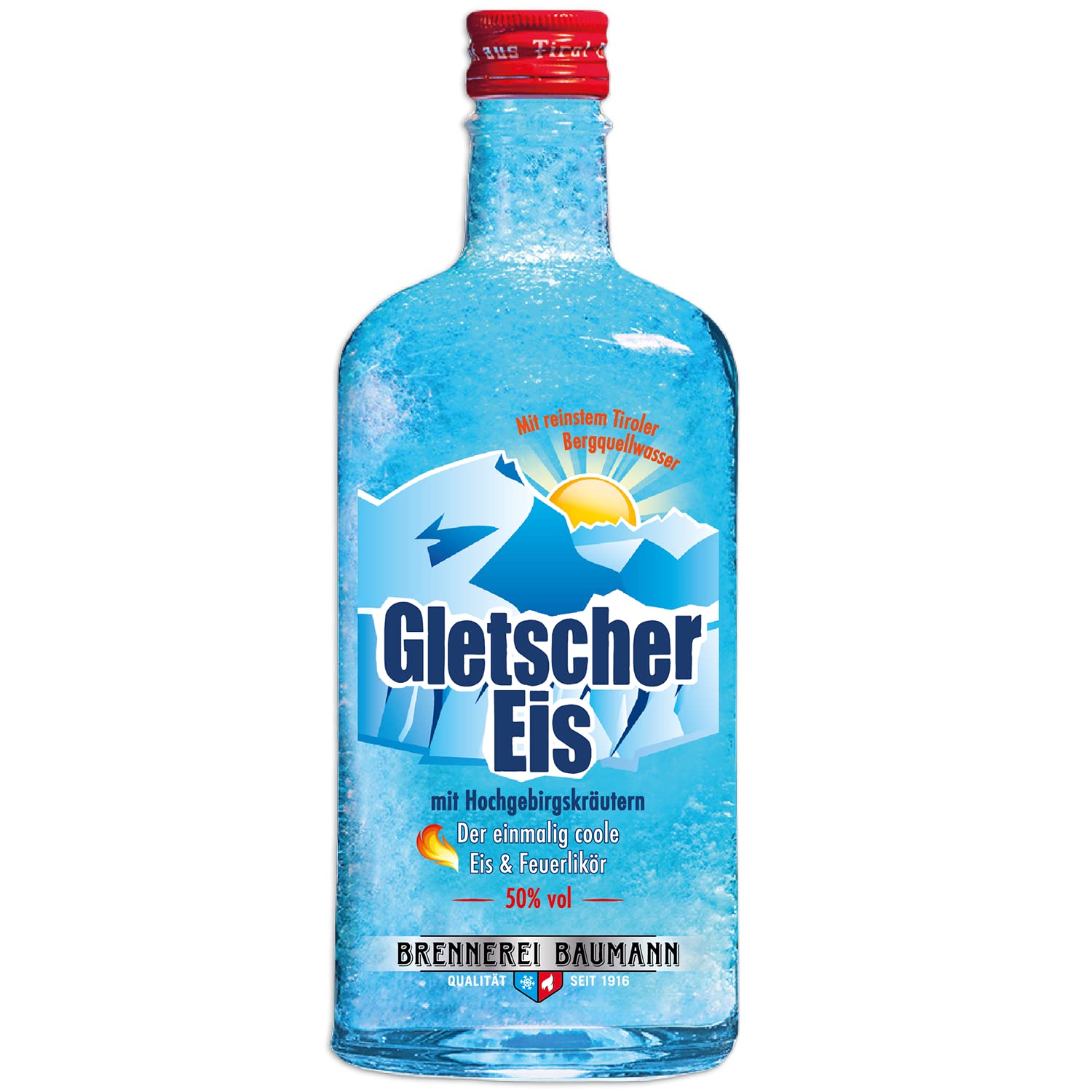 Brennerei Baumann - Gletscher Eis - Eis & Feuerlikör (1 x 0.35 l)