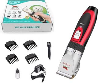 PETOLOGY Unisex Pet Hair Trimmer Dogs & Cats Grooming Machine Wireless Rechargeable (Red Trimmer) Price In India