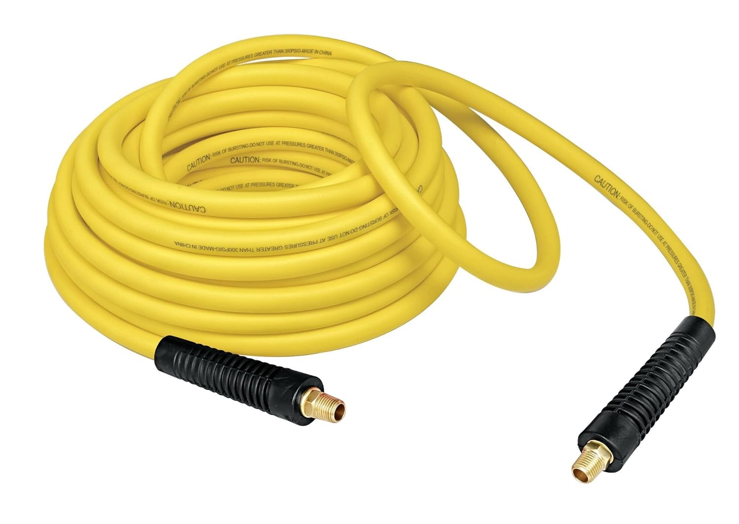 ReelWorks 19142501A Hybrid Polymer Flexible Air Compressor Hose, 1/4" x