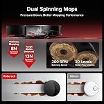 roborock Saros 20 Robot Vacuum and Mop, 3.46in Double-Layer Threshold, 36,000 Pa, 3.14’’ Ultra Slim, Zero-Tangling for Pet Hair, 100℃ Hot Water Wash, AI Powered Smart Cleaning for Carpet, Black