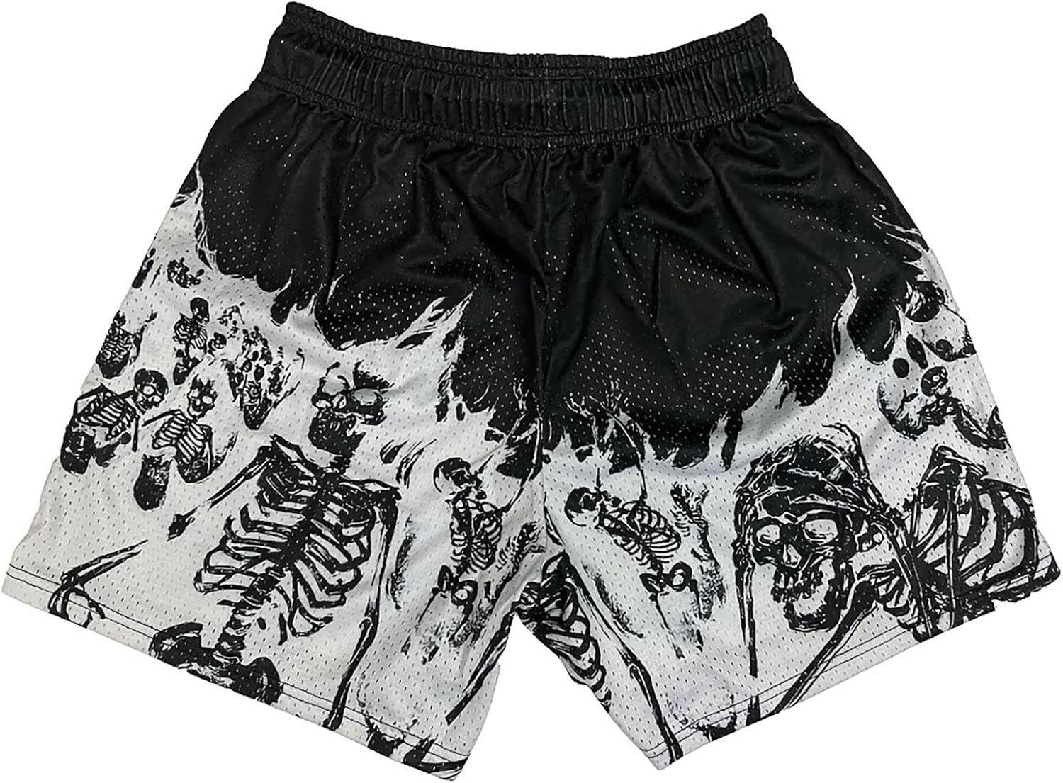 DIOTSR Mens Graphic Shorts Casual Flat Front Shorts Cool Streetwear Designer Shorts Drawstring Summer - Image 4