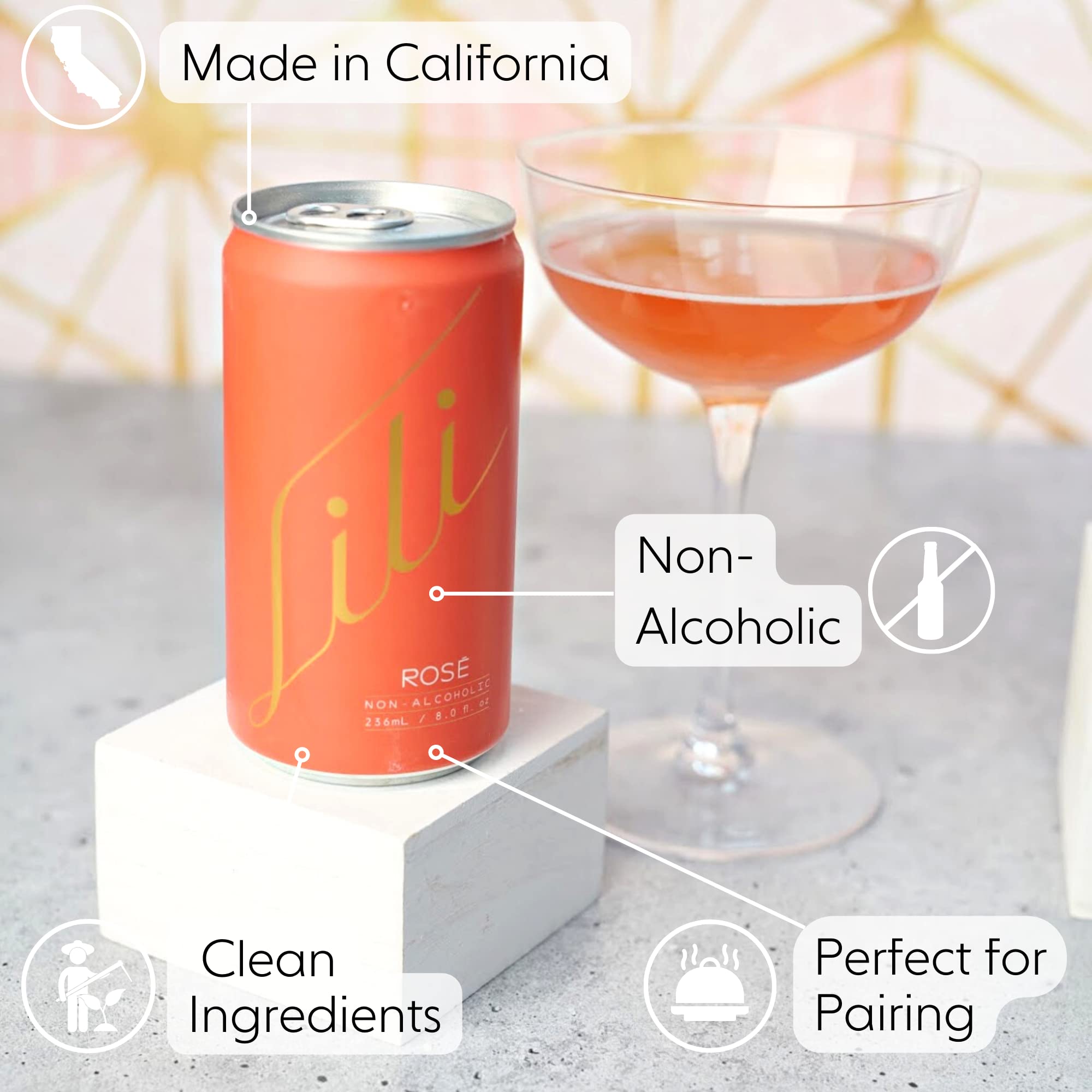 Amazon.com: Lili - Bebidas sin alcohol, hechas con verjus, frutas
