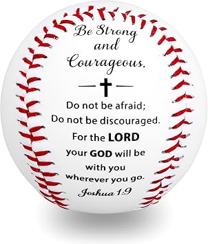 First Communion Gifts for Boys Religious Baseball Senior Night Gifts for Boys Girls Baptism Confirmation Giftts for Teensage Son Base-ball Lovers Christian Catholic End of Season Sports Present