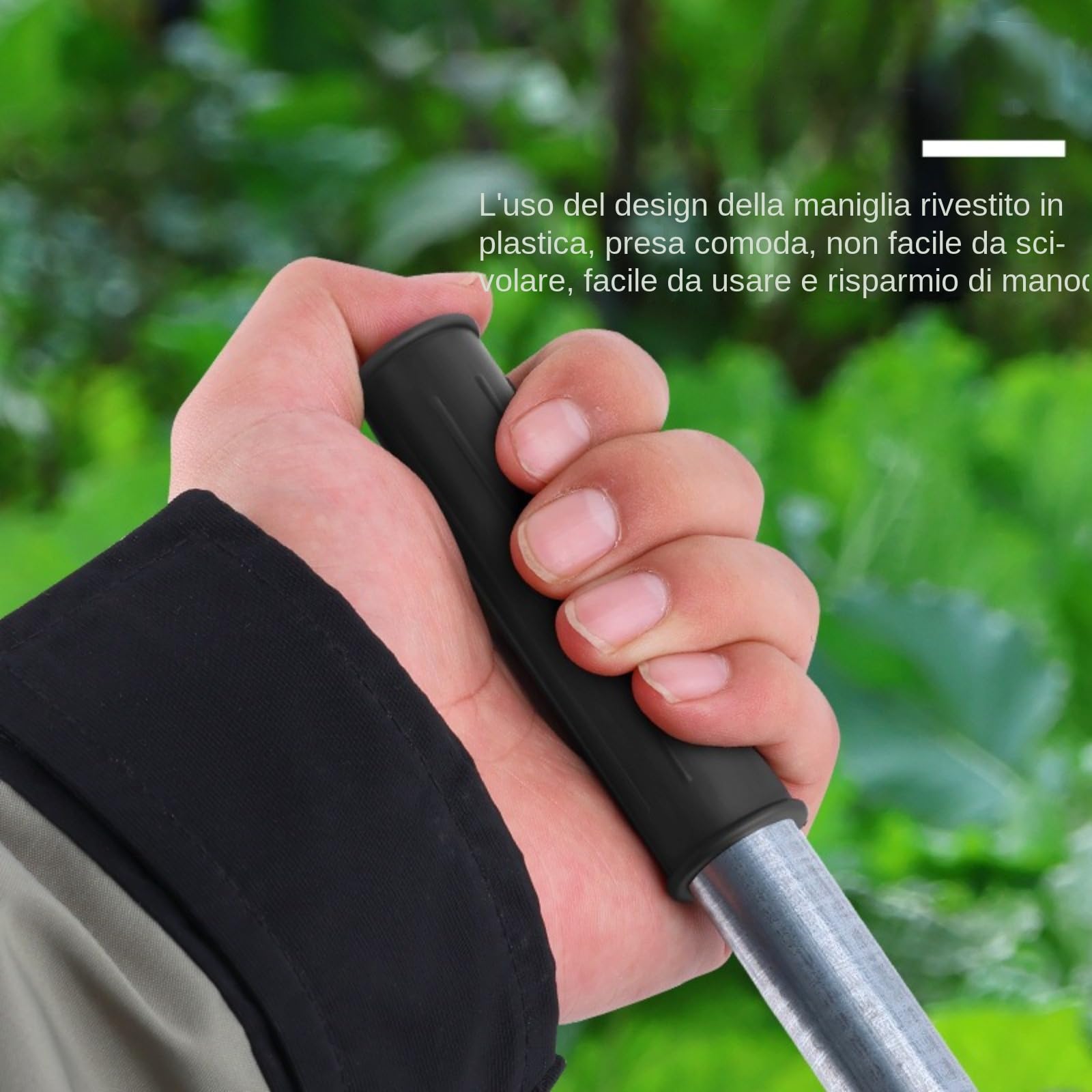 Foratrice per bulbi e pacciamatura, in acciaio inox, regolabile, strumento per la rimozione delle zolle, per piantare serre, cura del prato e lavori in giardino,Perforatrice per pellicole di plastica,