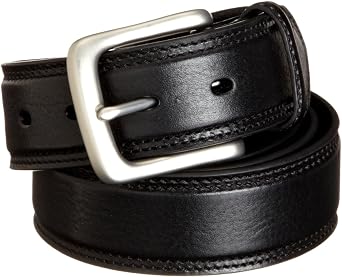 Danbury Mens 1 3/8" Mens Double Stitched Padded Leather Work Belt