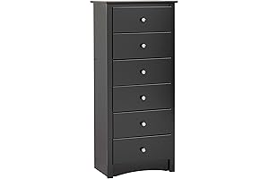 Prepac Sonoma Tall Dresser Chest: The Epitome of Ample Storage and Sophisticated Style