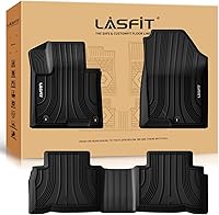 Vista 47 de LASFIT Alfombrillas para automóvil, para todo tipo de clima, elastómero termoplástico personalizable, fácil de limpiar, resistente, no se doblan