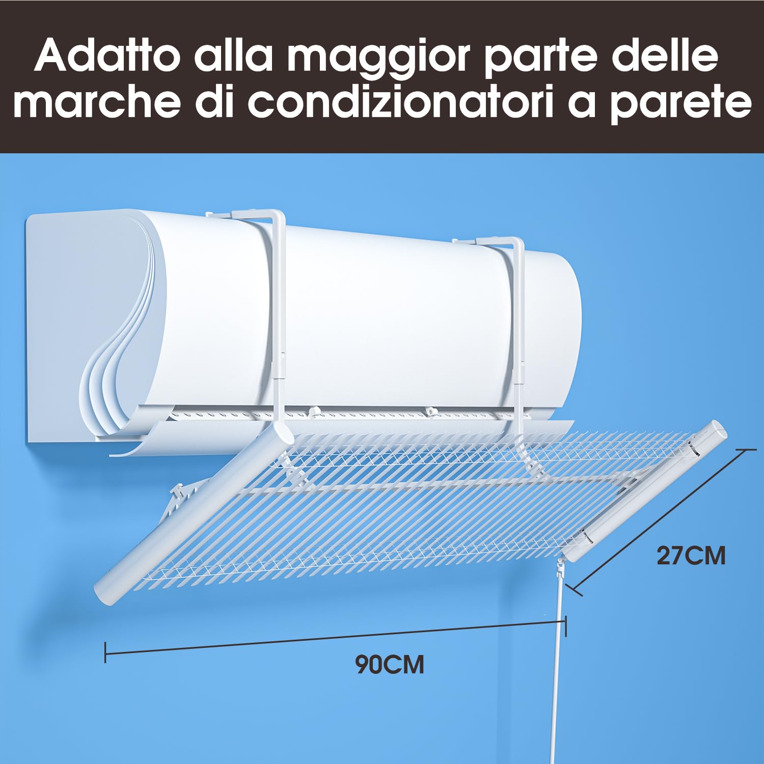 Déflecteur Universel Pour Climatiseur – Évite Les Courants D'air Directs, Parfait Pour Bébés Et Personnes Sensibles