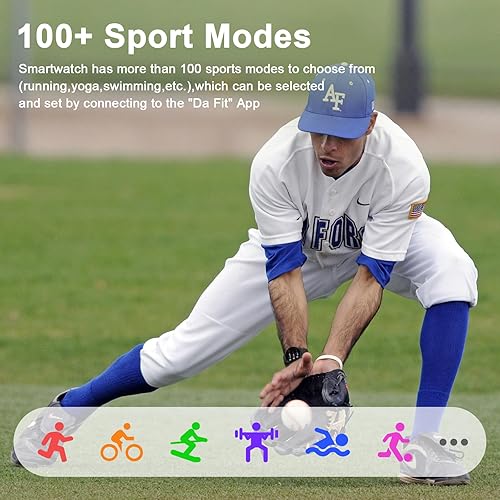 Smart Watches for Men Women(Answer/Make Calls), 1.43" AMOLED HD with 100+ Sport Modes, Heart Rate/Sleep Monitor/Steps/Calories/IP68 Waterproof Fitness Tracker, smartwatch for Android iOS,Black