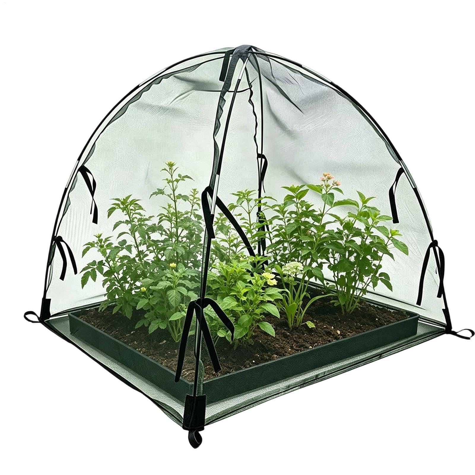 Plant Protectors for Garden,Sun-Proof Mesh Protector,Squirrel Barrier Tomato Cage Netting | for Fruit Flower Tomato Cucumber Strawberry Raised Bed Outdoor Backyard Balcony