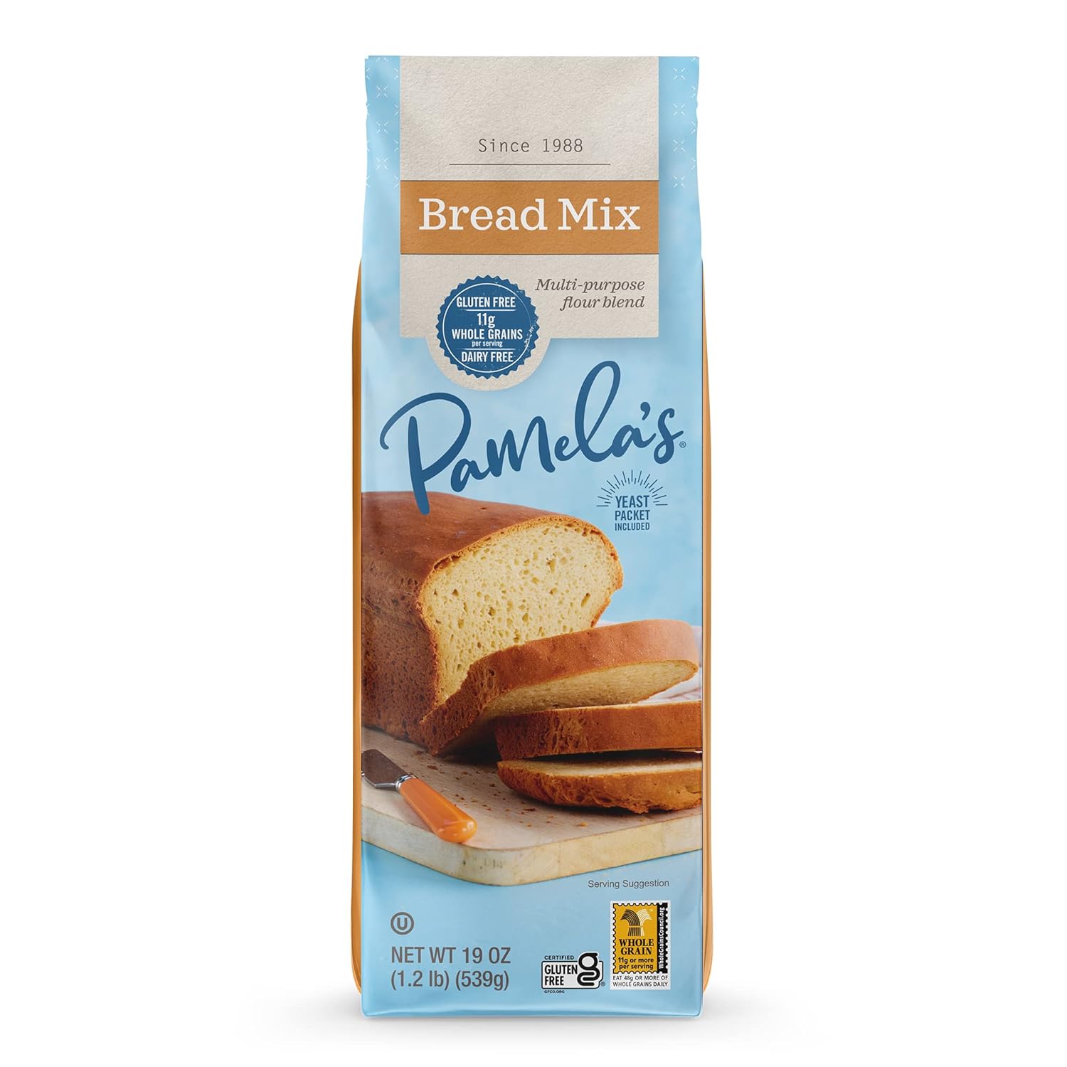 Pamela's gluten-free bread mix, 19-oz (pack of 6)
