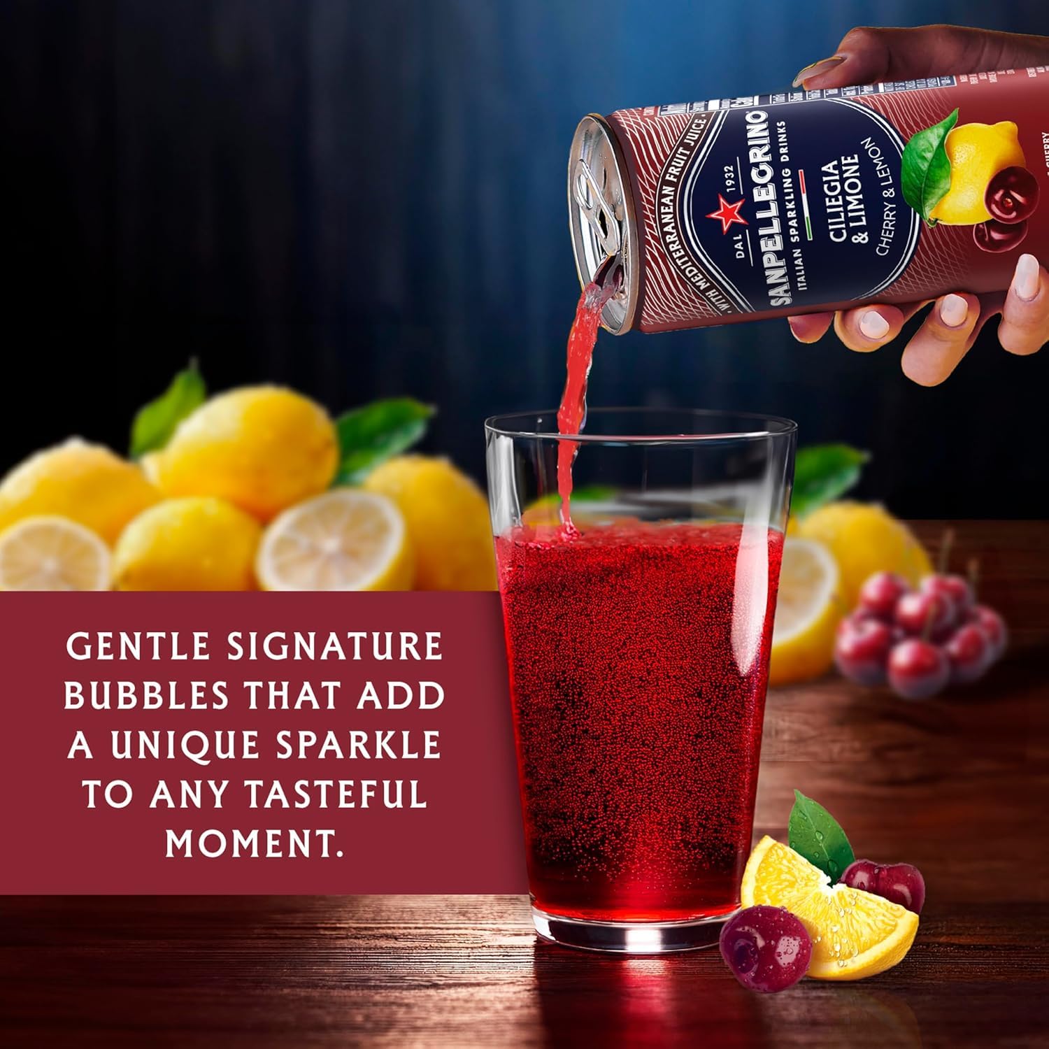 San Pellegrino 14 Pack Sparkling Fruit Soda Variety – Includes Cherry Lemon – Orange, Lemon, Grapefruit, Blood Orange, Prickly Pear, Pomegranate Orange – Refreshing Citrus Drinks