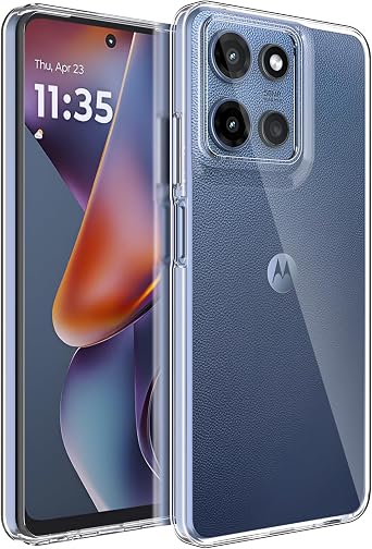 Silicone Clear for Moto G 5g 2025 Case,Ultra Thin with Comfort Grip | Soft Slim-Fit TPU Moto G 5g 2025 Phone Cover,Non-Slip,Shockproof Protection,Scrath-Resistant
