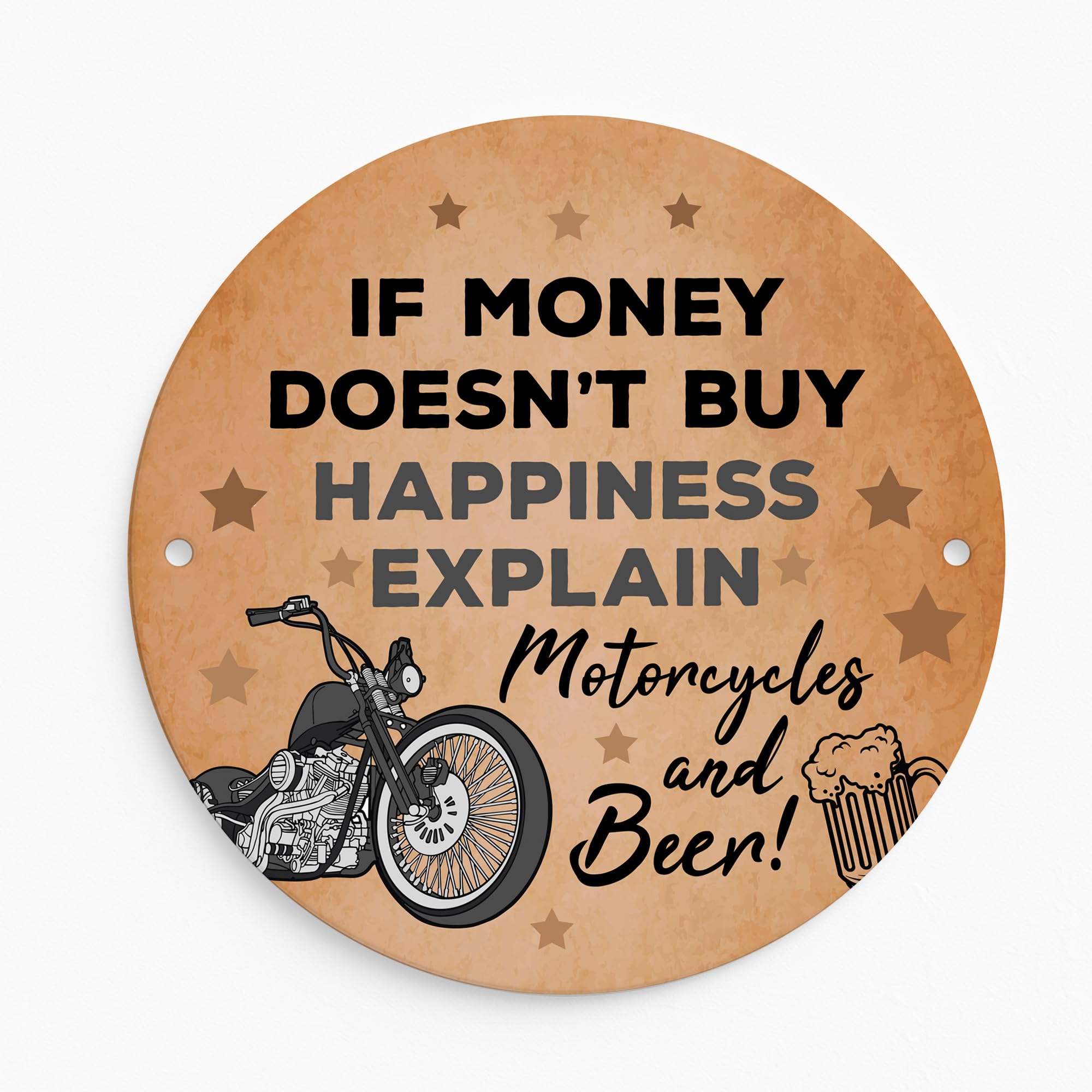 Red Ocean Motorcycle Enthusiast Gift Hanging Motorbike Sign For Man Cave Garage Gift For Him Dad Grandad Gifts Man Cave Sign Shed Plaque Beer Funny Signs