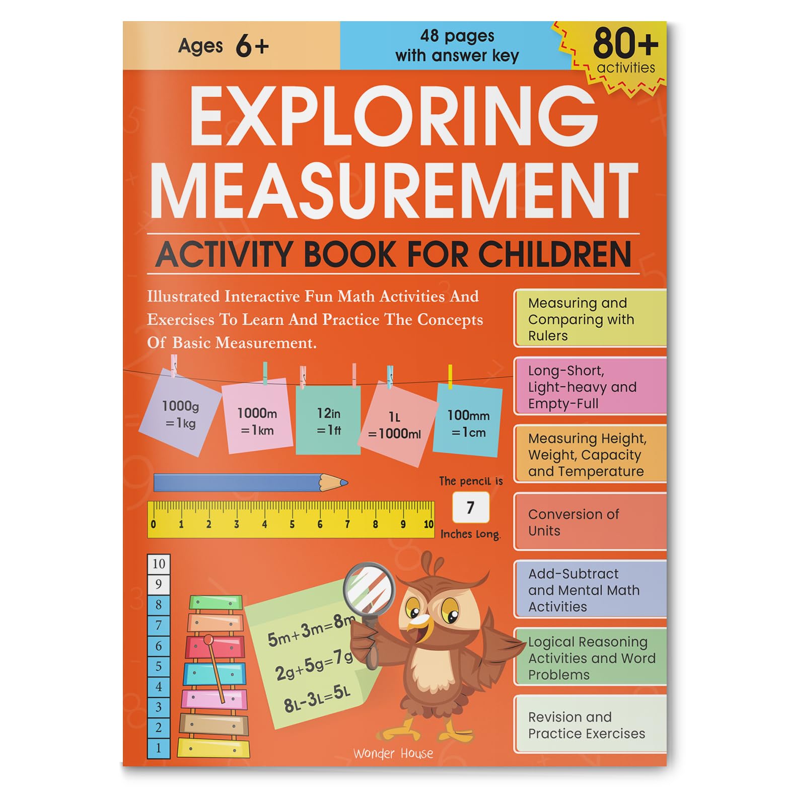 Exploring Measurement: Activity Book for Children | Learn Length, Weight, Time & More | Ages 6–9 | Fun Math Activities to Build Real-Life Skills