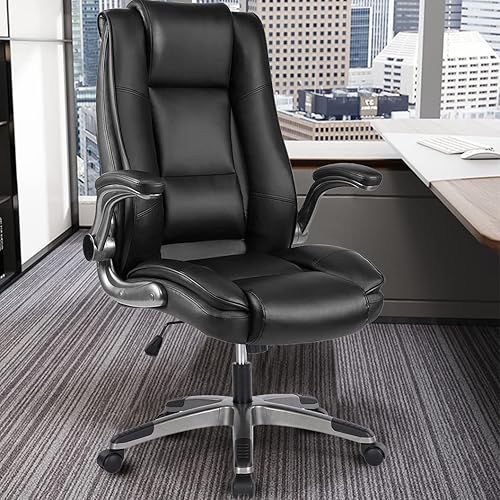 REFFICER - Sillas de oficina ejecutivas, silla ergonómica de escritorio de oficina con respaldo lumbar, silla de computadora para el hogar con